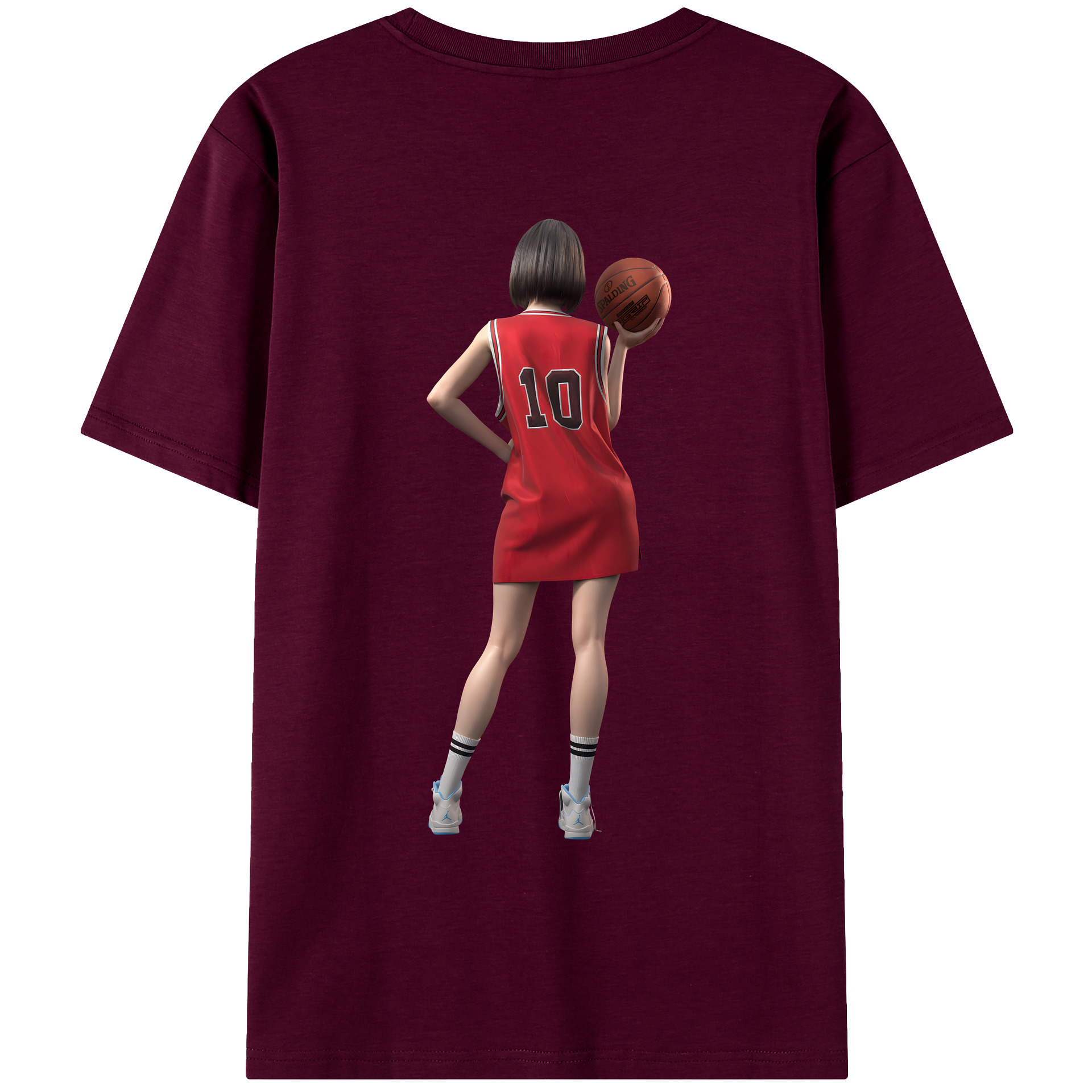 （画像用） SLAM DUNK／スラムダンク レディース半袖Tシャツ(バックプリント)
